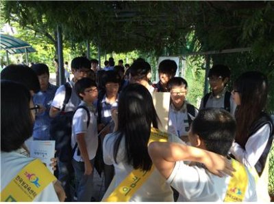 [캠페인] 장위중학교 또래지킴이 학생들 교내 캠페인 활동 펼쳐