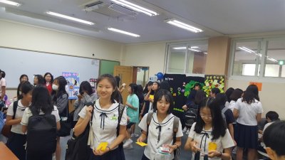 [캠페인] 에이즈 바로알기 전국순회 캠페인_정신여자중학교