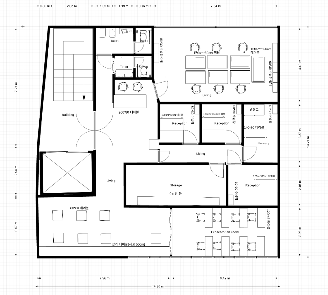 [설계도면01] 종로 ishap 센터 인테리어 설계 도면 1안.png